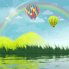 Анимация воздушные шары для авы