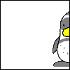 Ава с анимированным пингвином