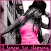Девушка в шляпе любит танцевать