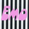 Аватарка с надписью EMO