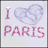 Анимированная надпись я люблю Париж