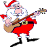 Санта Клаус с гитарой