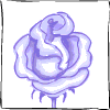 Рисованная картинка розы