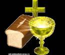 Чаша крест и хлеб
