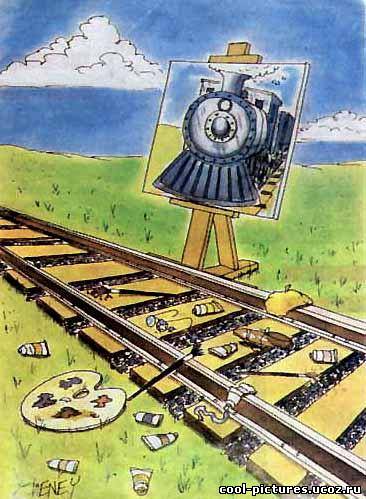 Картина "поезд"