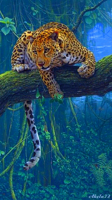 Картинка 3D гепард