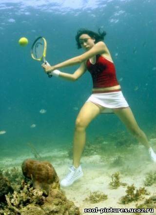 Теннис под водой