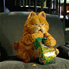 Аватарка анимация кота Гарфилда