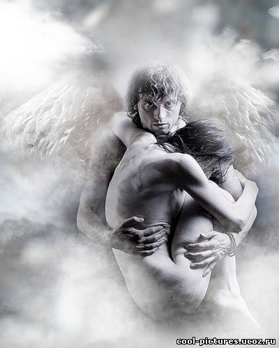 Фото ангел мужчина с девушкой