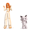 Танец с кошкой