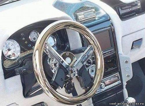 Гангстерский руль - фото в стиле тюнинг