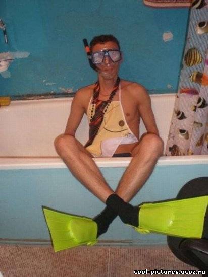 Прикольный водолаз