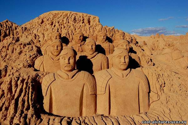 Выставка песчаных скульптур